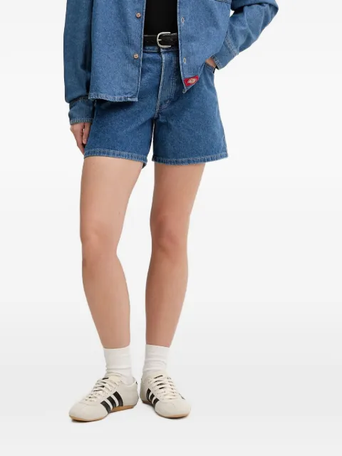 DICKIES 984 logo-patch denim shorts