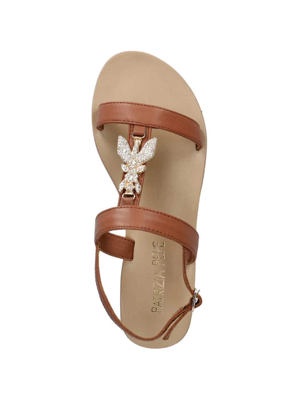 Patrizia Pepe girl embellished Fly sandals Bruin