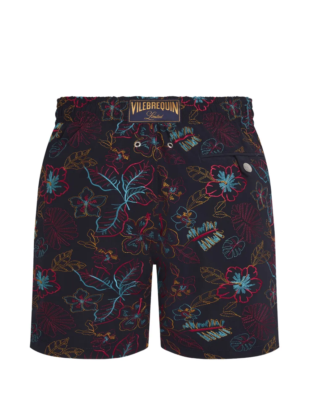 Vilebrequin Badpak met bloemenprint Blauw
