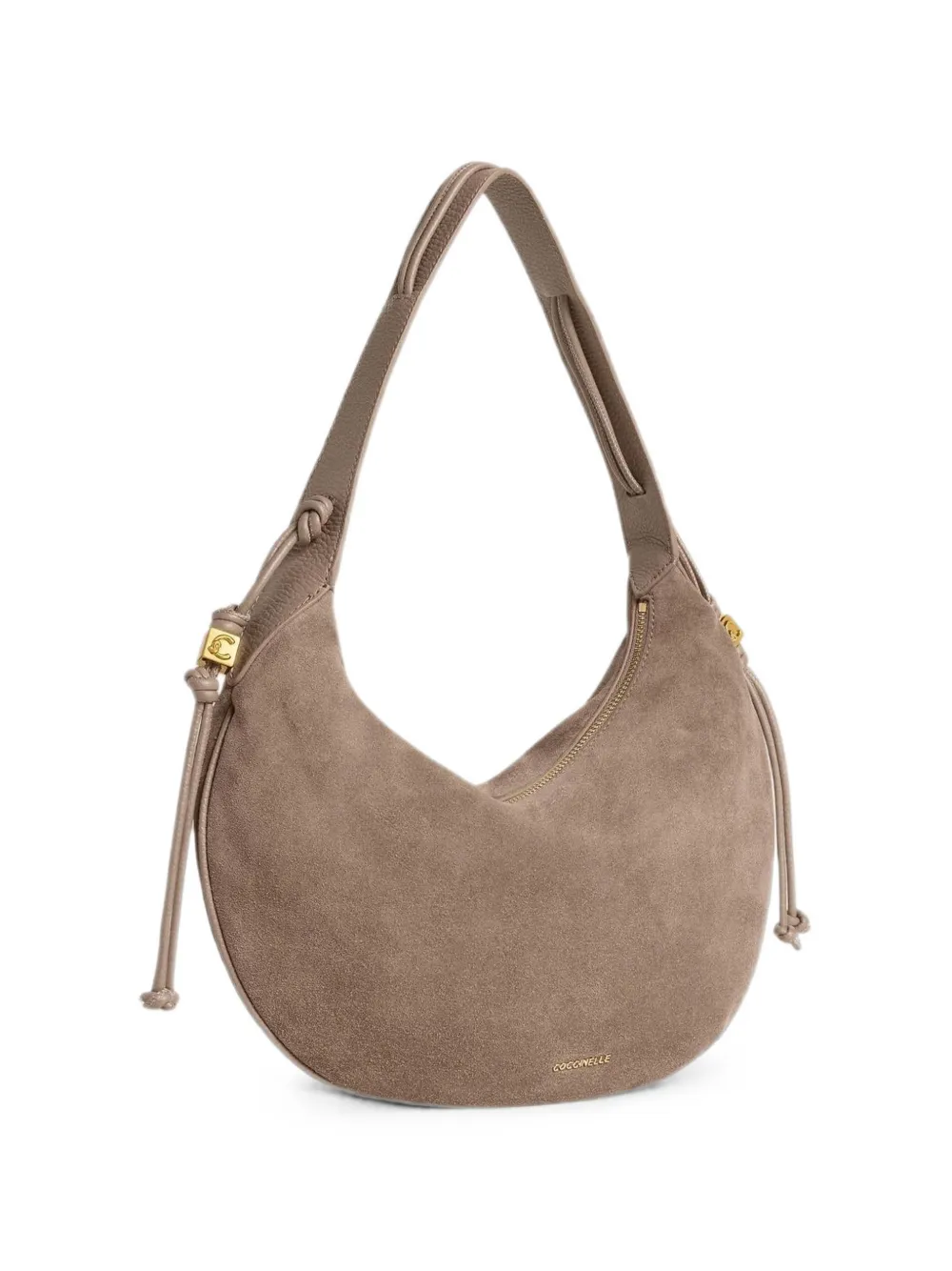 Coccinelle Medium Thess suède shopper Beige