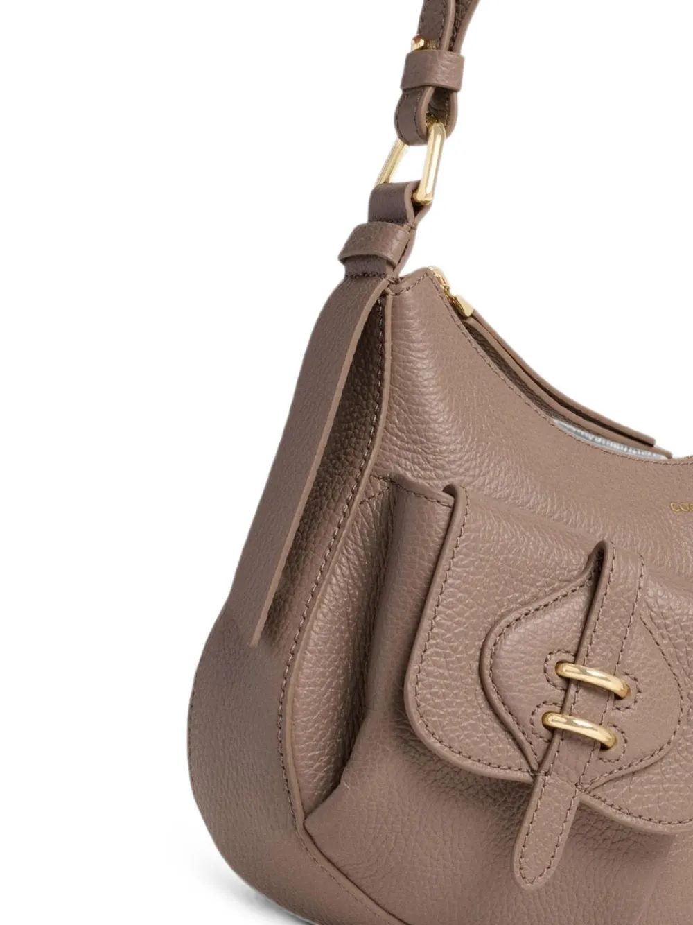 Coccinelle Kleine Mavery Pocket schoudertas Beige