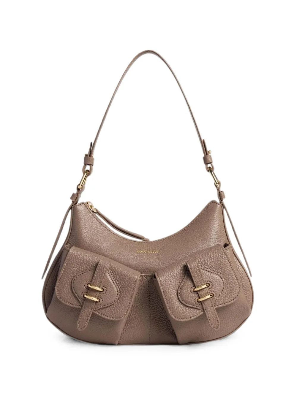 Coccinelle small Mavery Pocket shoulder bag - Toni neutri