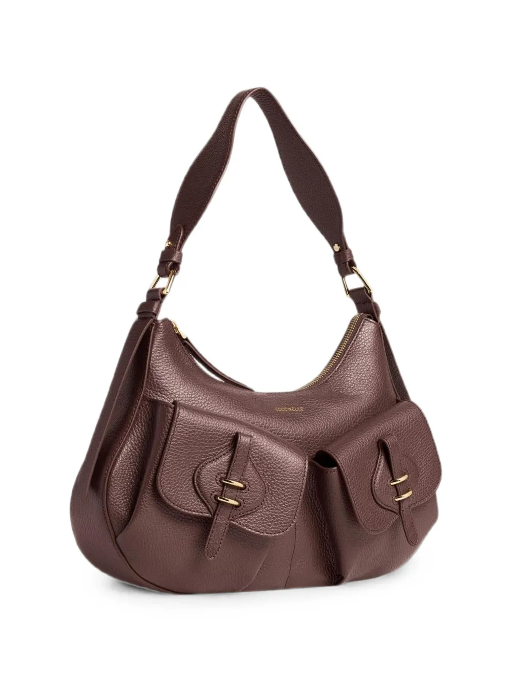 Coccinelle Medium Mavery Pocket schoudertas Bruin