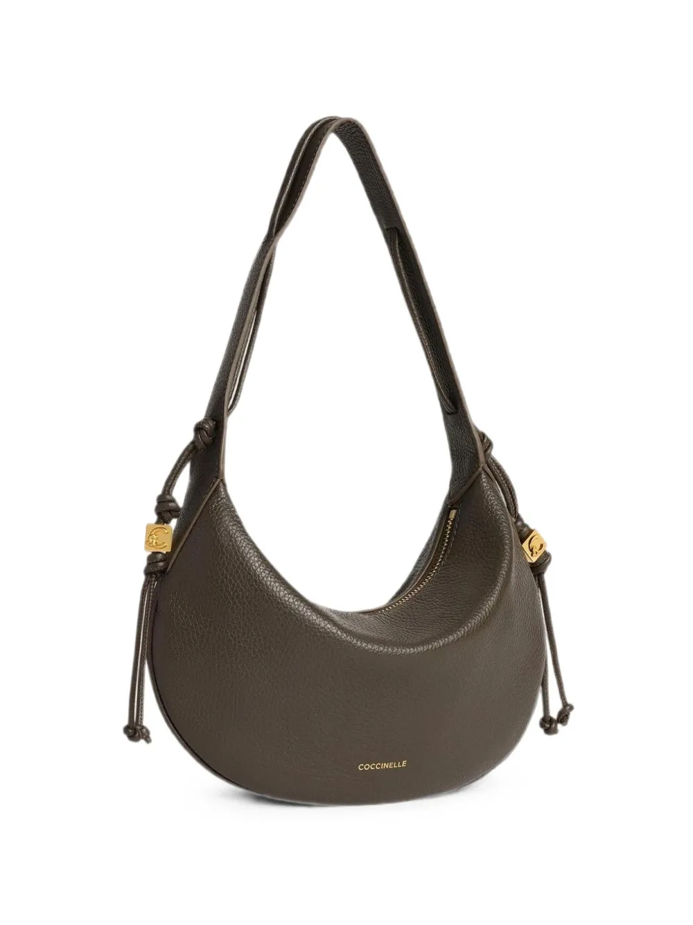 Coccinelle small Thess leather shoulder bag - Verde