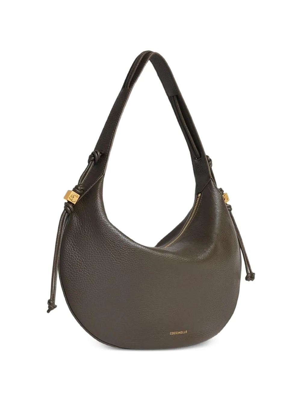 Coccinelle Medium Thess leren shopper Groen