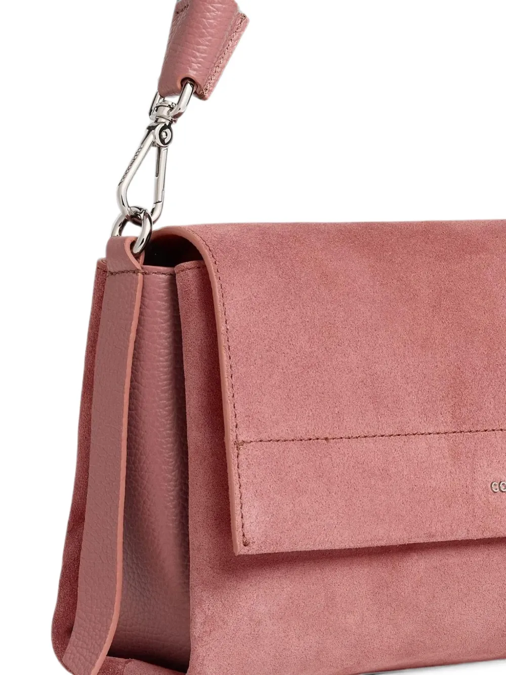 Coccinelle Bou shopper met gevlochten handvat Roze