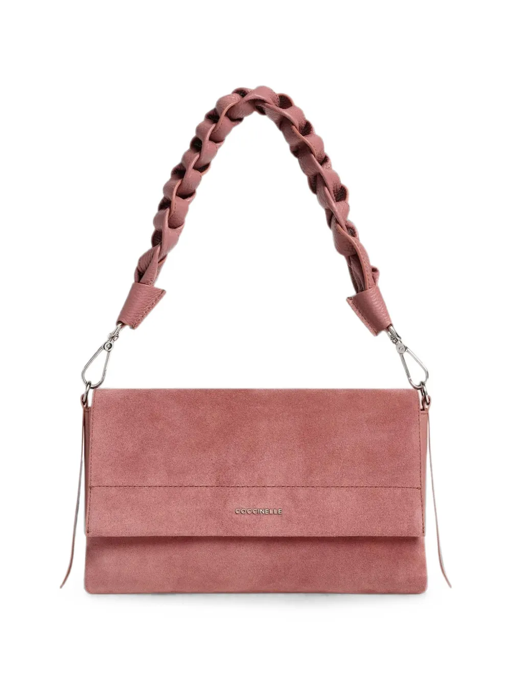 Coccinelle small Boheme braided-handle tote bag - Rosa