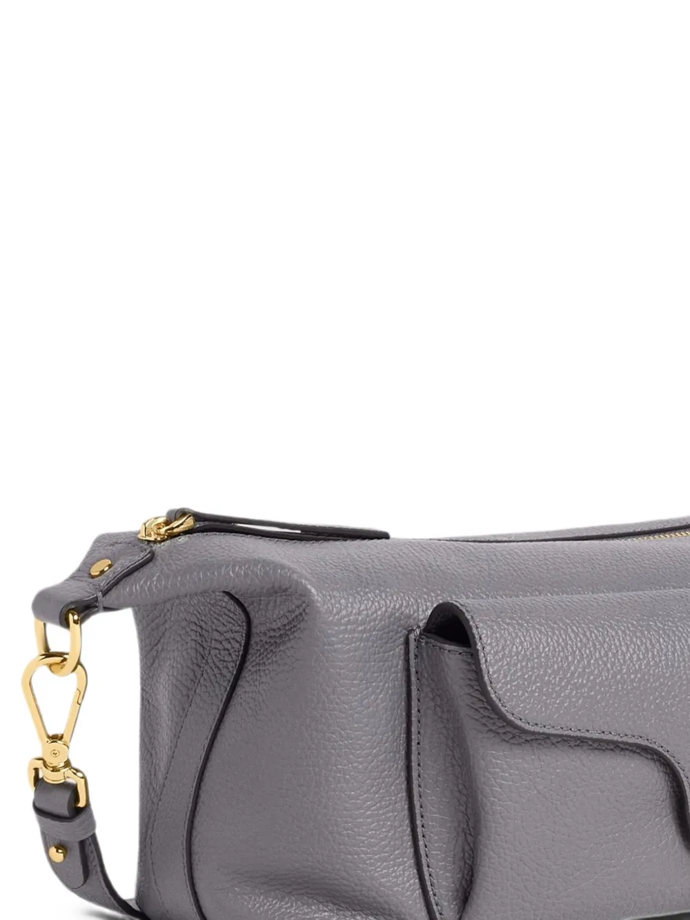 Coccinelle Medium Beat Generation leren crossbodytas Grijs
