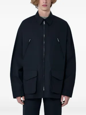 Saint Laurent Teddy Buttoned Bomber Jacket | Black | FARFETCH