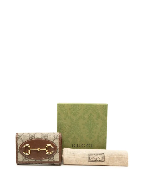 Gucci Pre-Owned 2016-2026 GGスプリーム ホースビット 1955 トライ