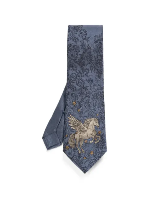 ETRO Pegaso jacquard-silk tie