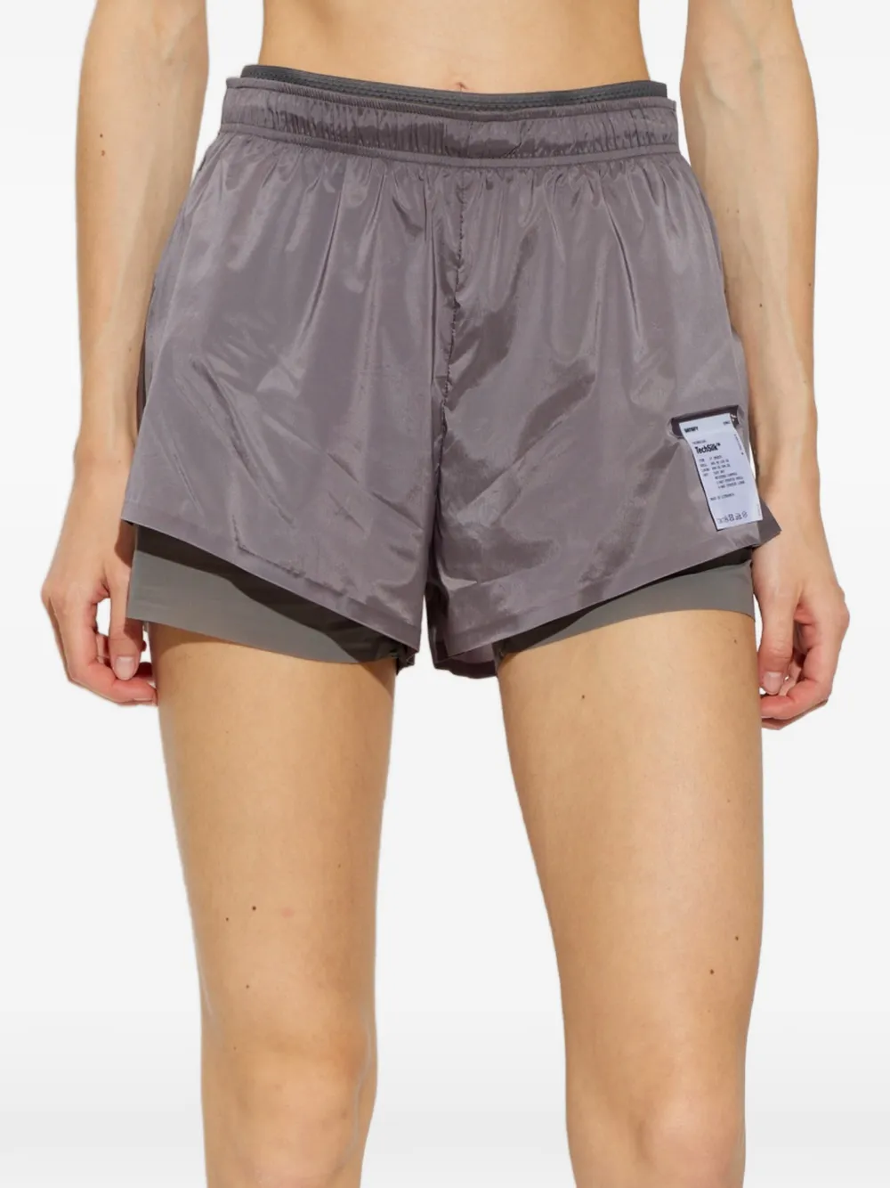 Satisfy TechSilk 3" layered shorts - Violett