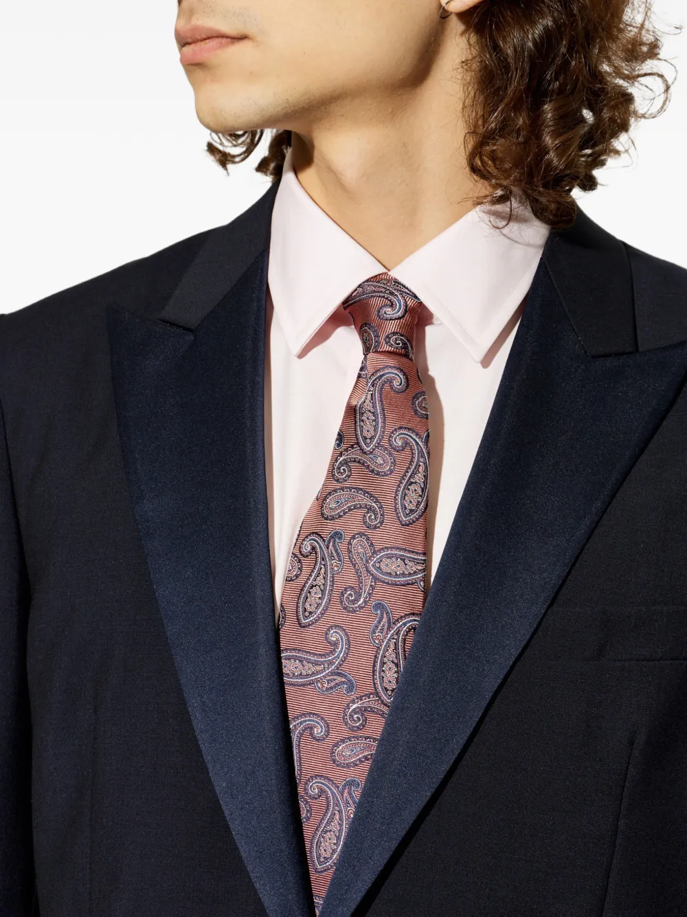 ETRO Stropdas met paisley-print Roze