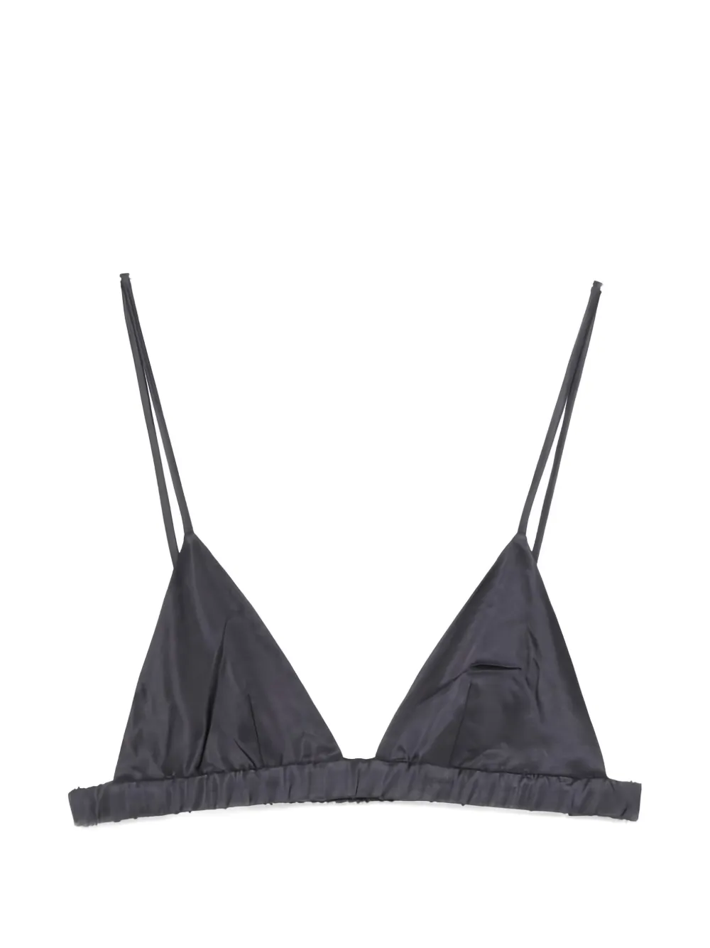 The Frankie Shop Nina Triangle-cup Spaghetti-strap Top In Gray