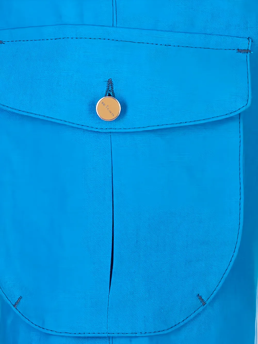 Kiton Cargo shorts Blauw