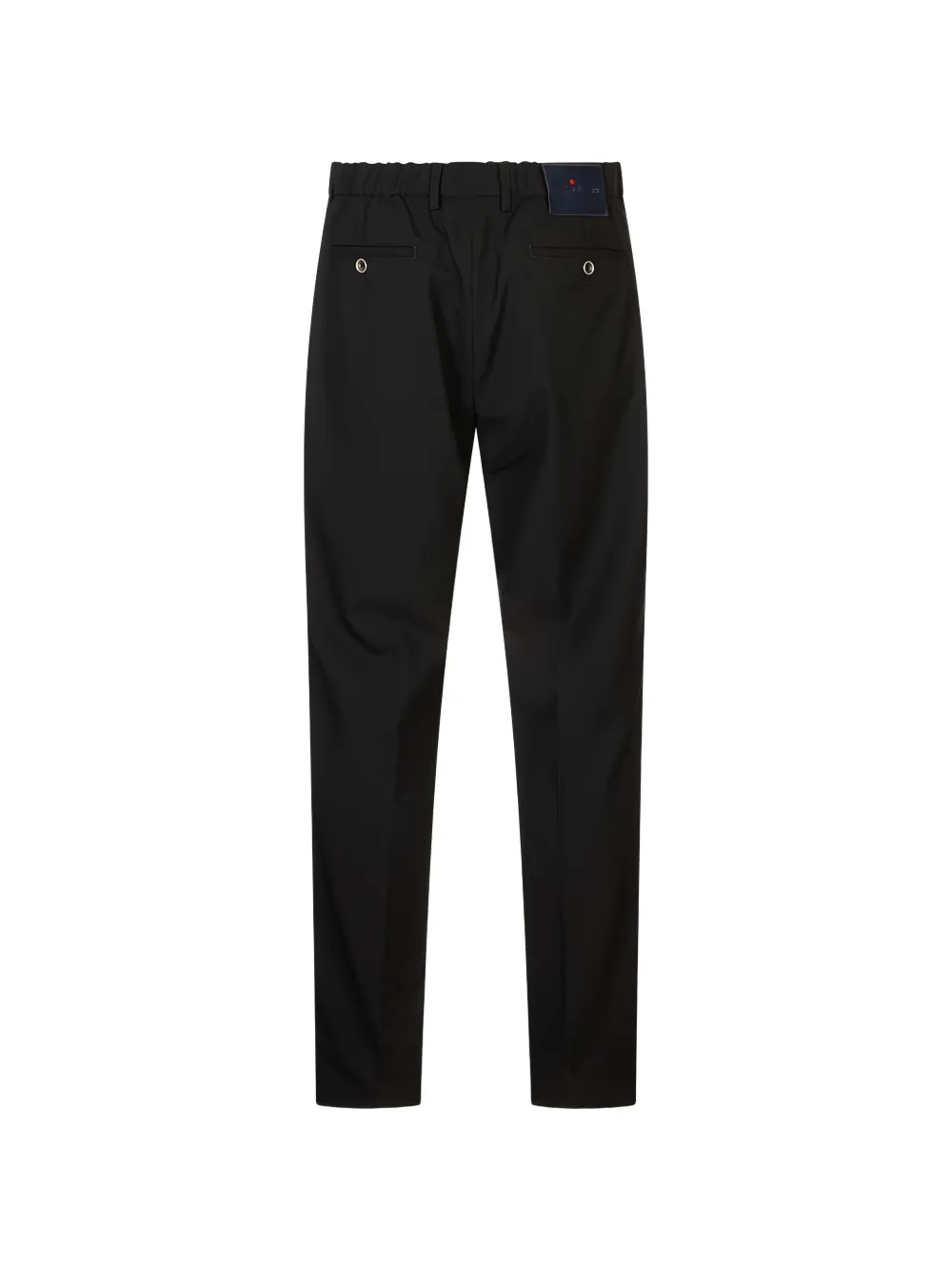 Kiton Broek met elastische tailleband Zwart