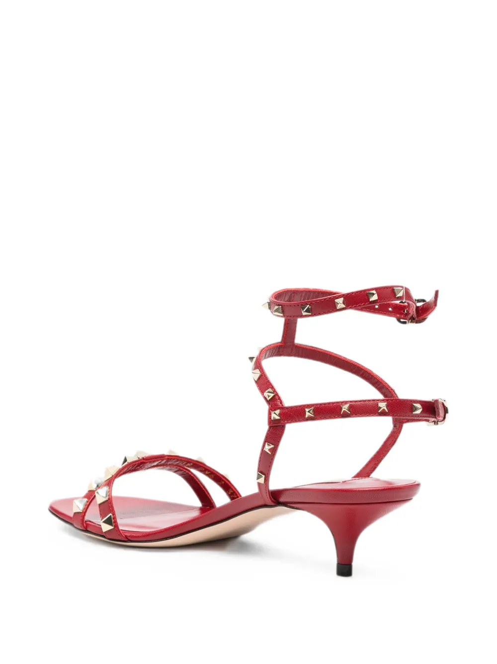 Valentino Garavani Rockstud cage sandals Rood