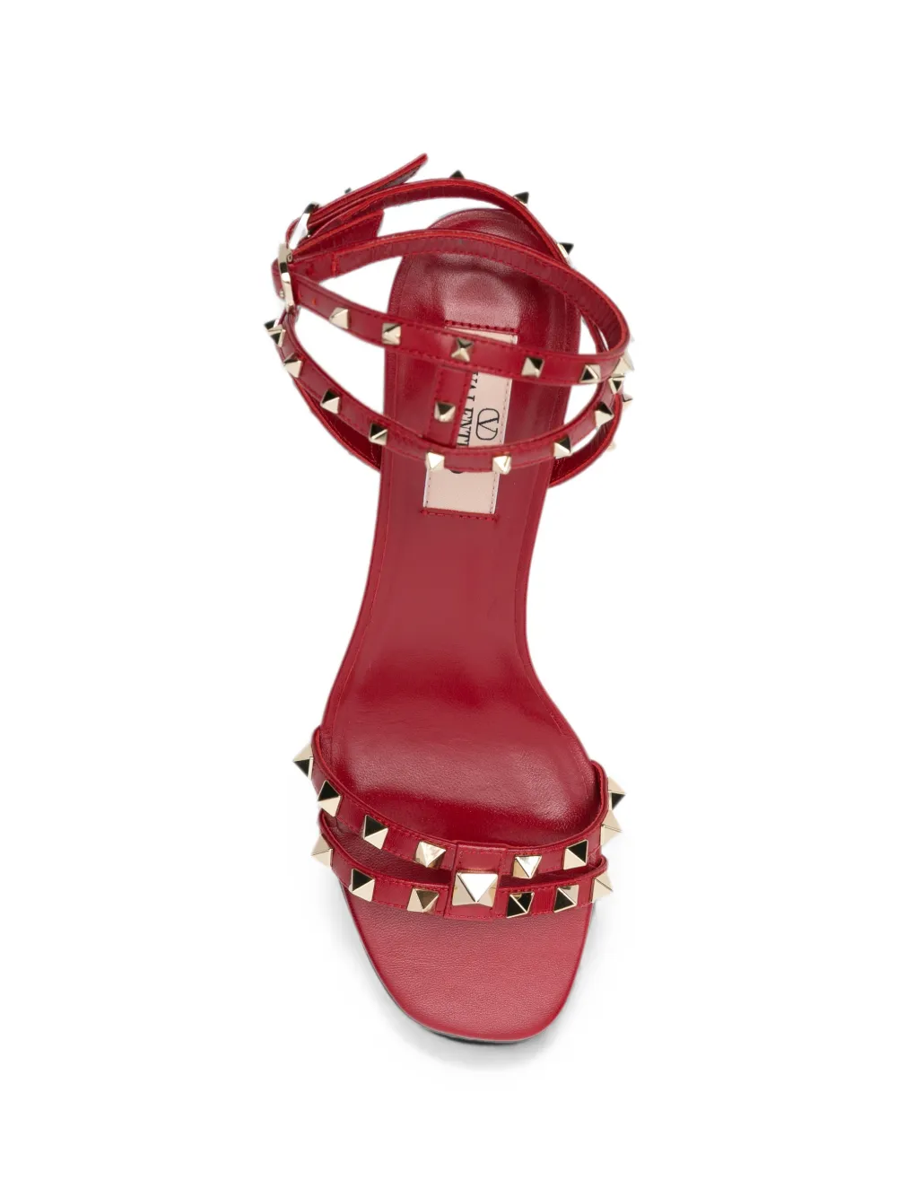 Valentino Garavani Rockstud cage sandals Rood