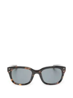 Balenciaga Eyewear Superbusy レイヤード サングラス | ブラウン