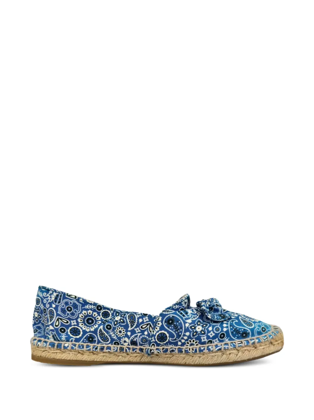 Charlotte Olympia Bandana bow espadrilles - Blu