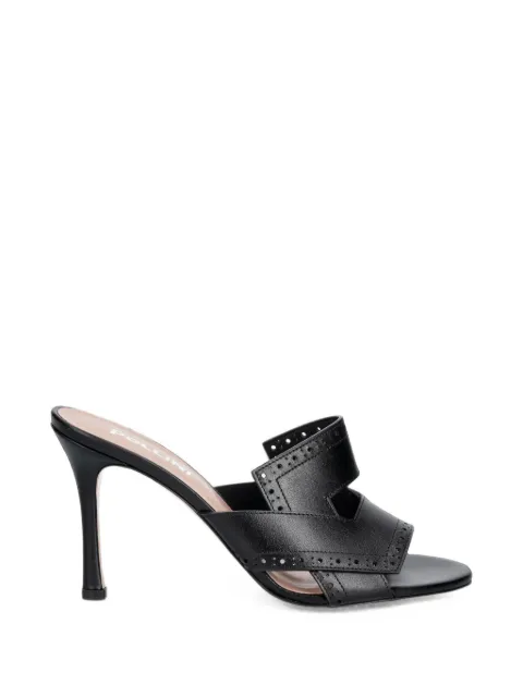 Pollini Brogue leather sandals