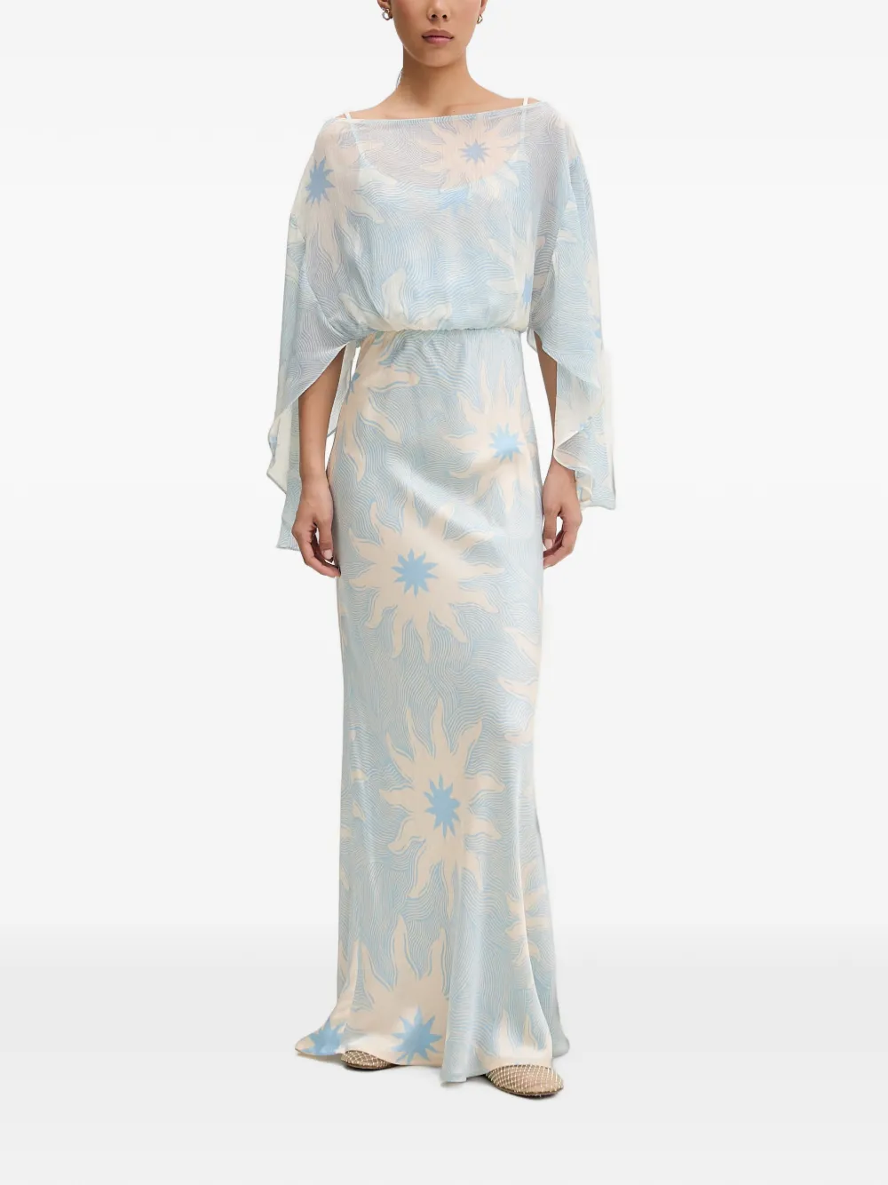 Never Fully Dressed Soleil Anais Maxi Dress In Animal Print