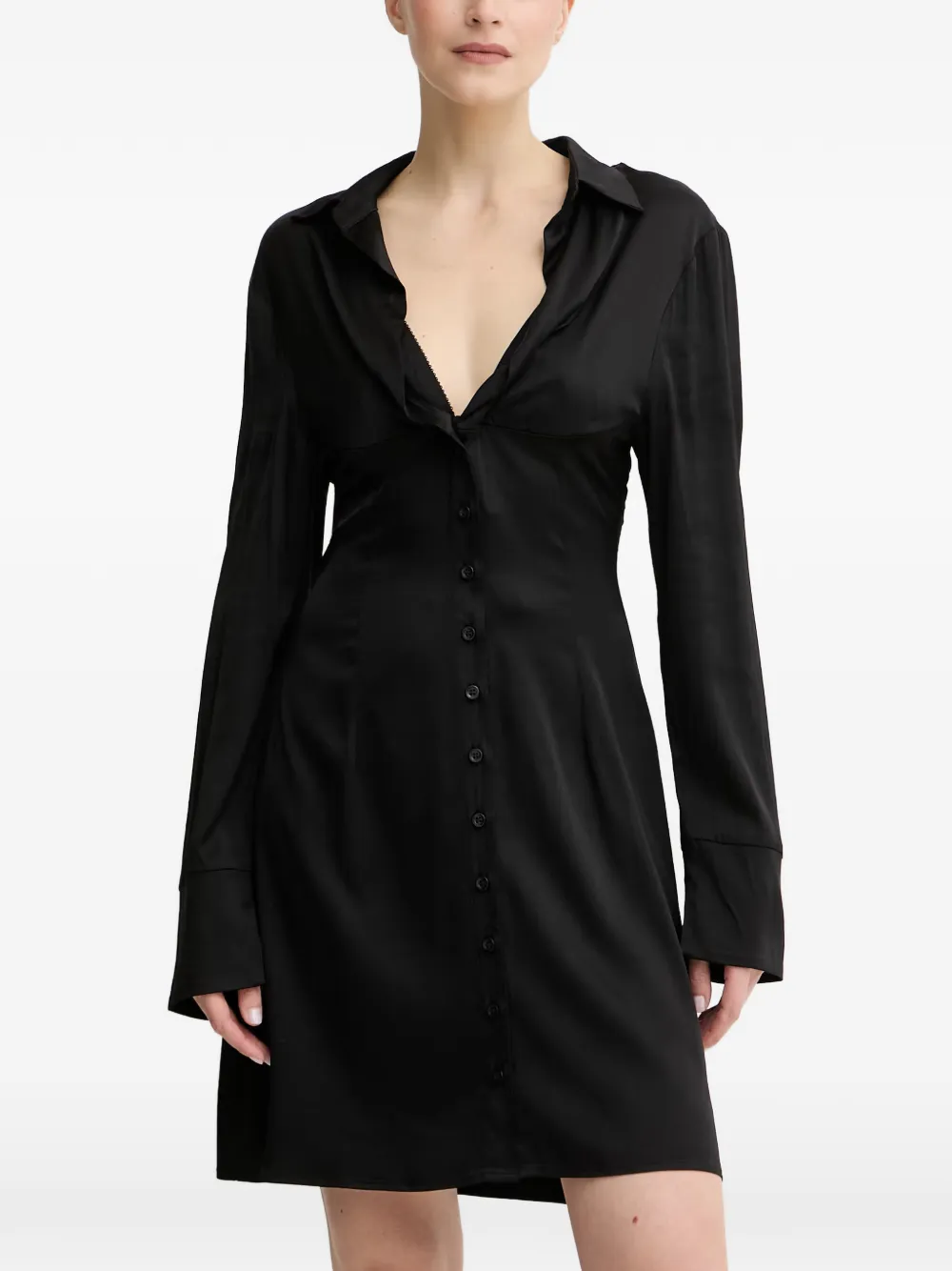 Silvian Heach Button-down blouse Zwart