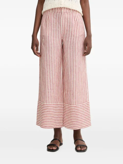 Pedro Del Hierro striped wide-leg trousers