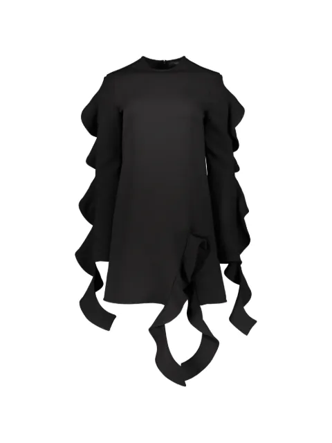 Ellery ruffle-detail long-sleeve mini dress