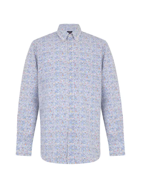Paul & Shark Hemd mit Flaggen-Print