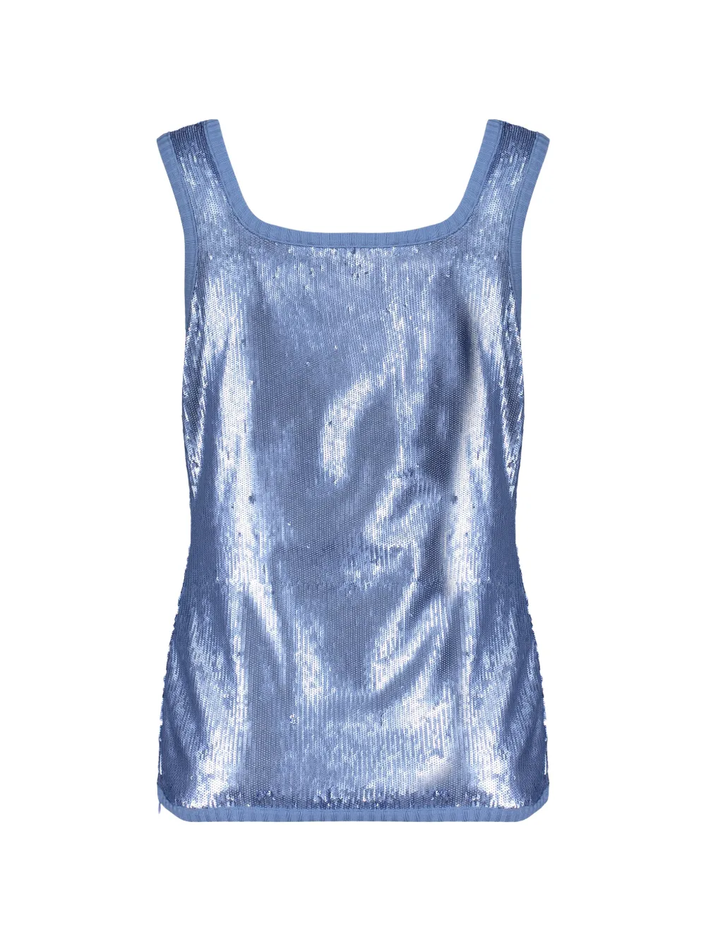 Boutique Moschino Top verfraaid met pailletten Blauw