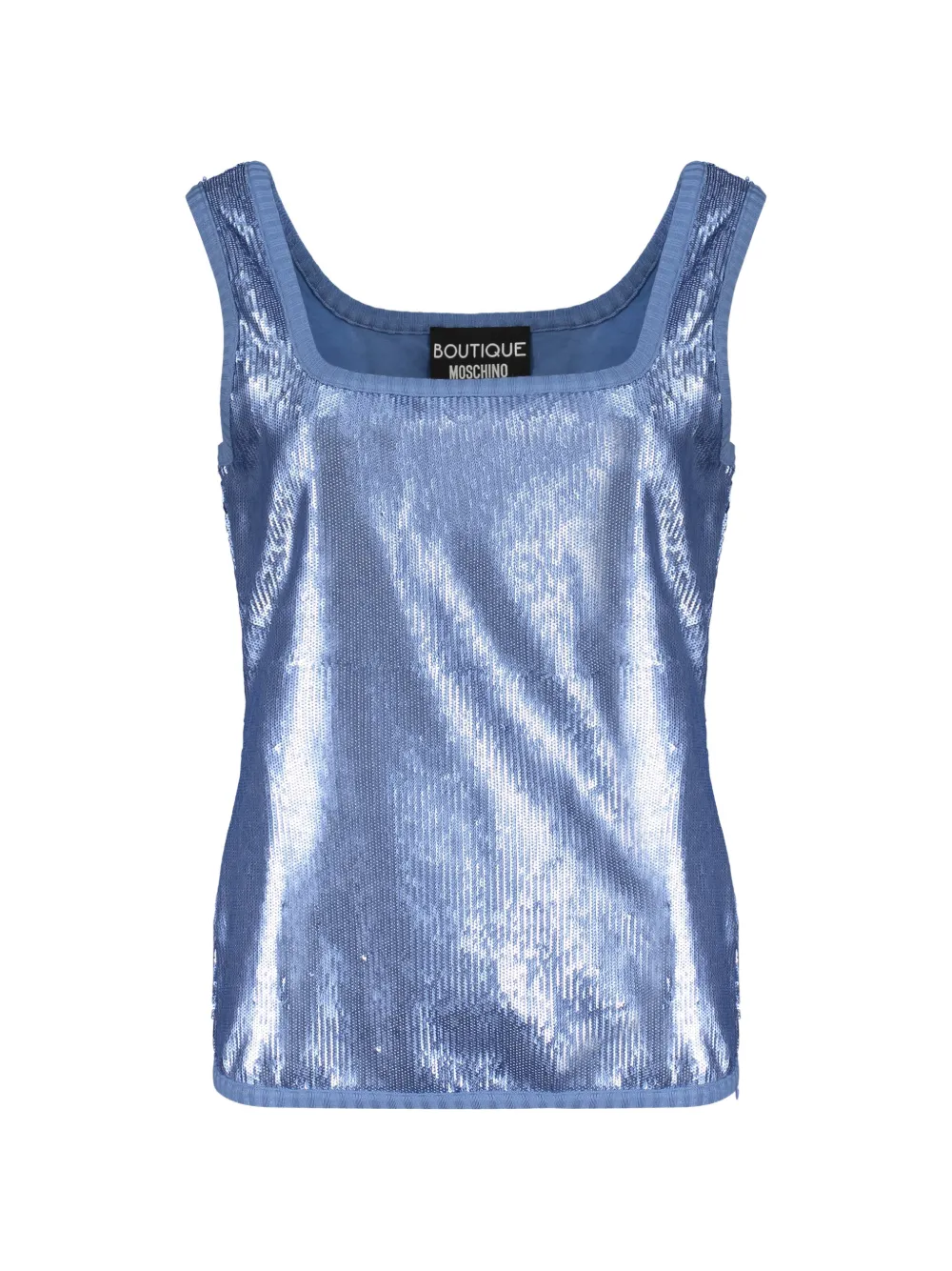 Boutique Moschino sequin-embellished top - Blu