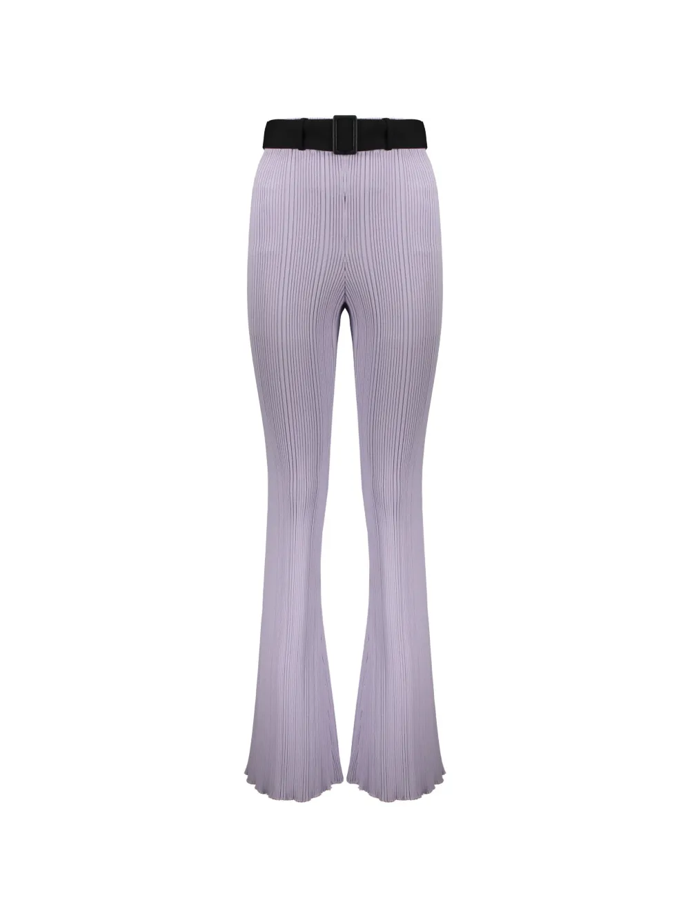 Ellery belted ribbed-knit trousers - Violett