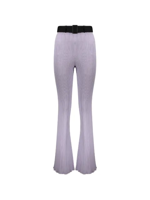 Ellery belted ribbed-knit trousers