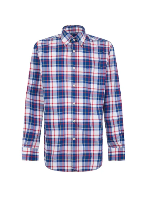 Paul & Shark check-print long-sleeve shirt