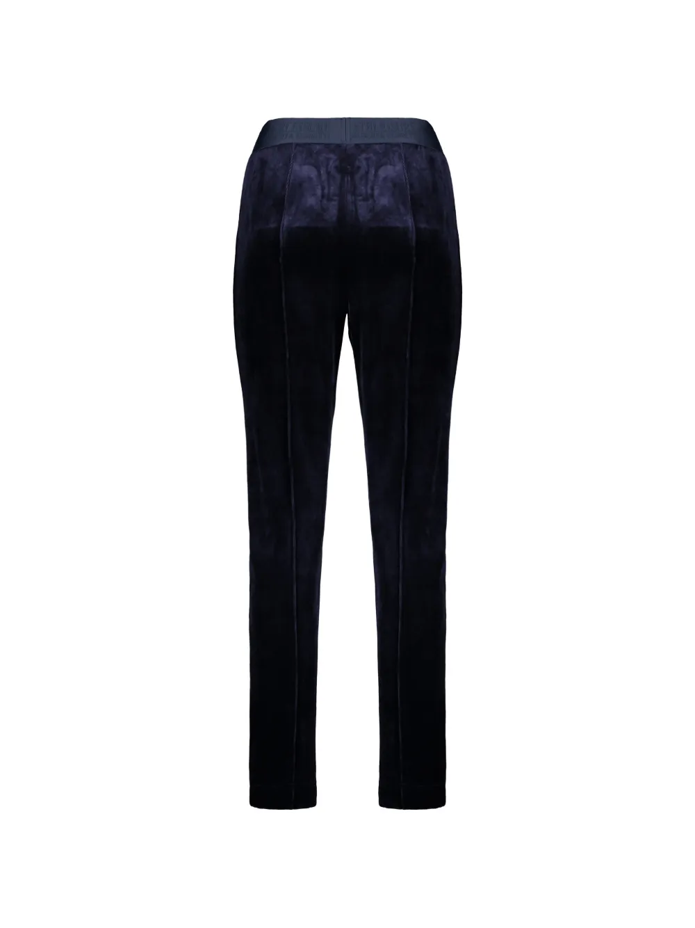 Alberta Ferretti Trainingsbroek met fluwelen effect en logoband Blauw