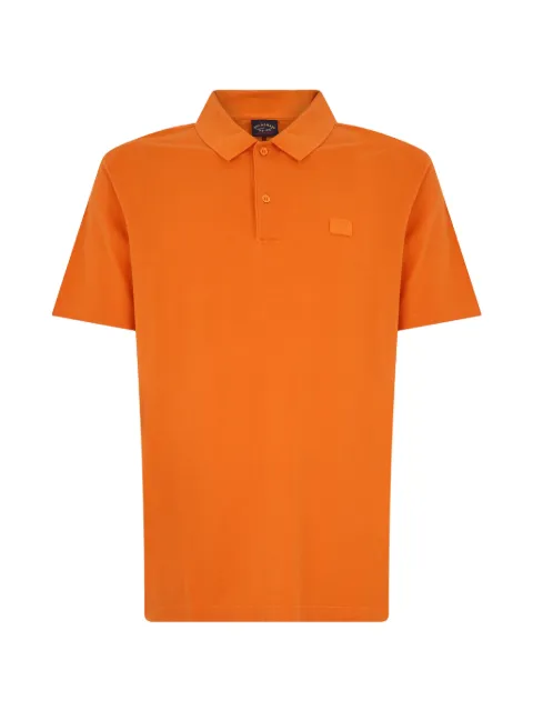 Paul & Shark logo-patch short-sleeve polo shirt