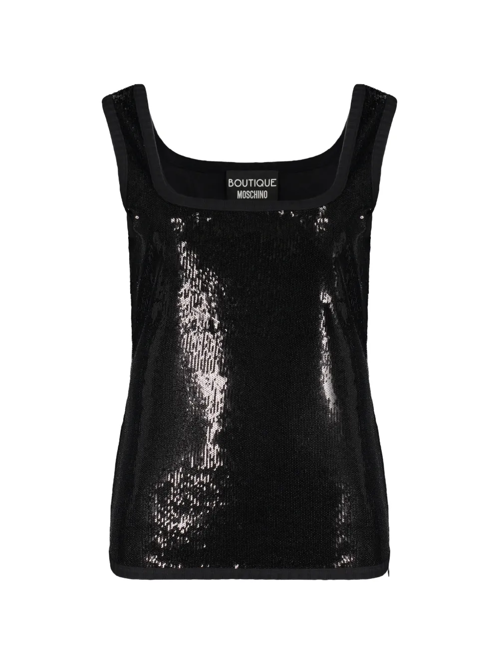 Boutique Moschino sequin-embellished blouse - Schwarz