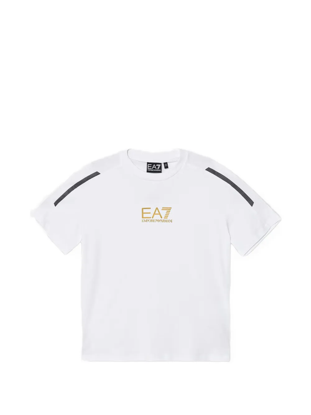 Emporio Armani Kids EA7 logo-print T-shirt - Bianco