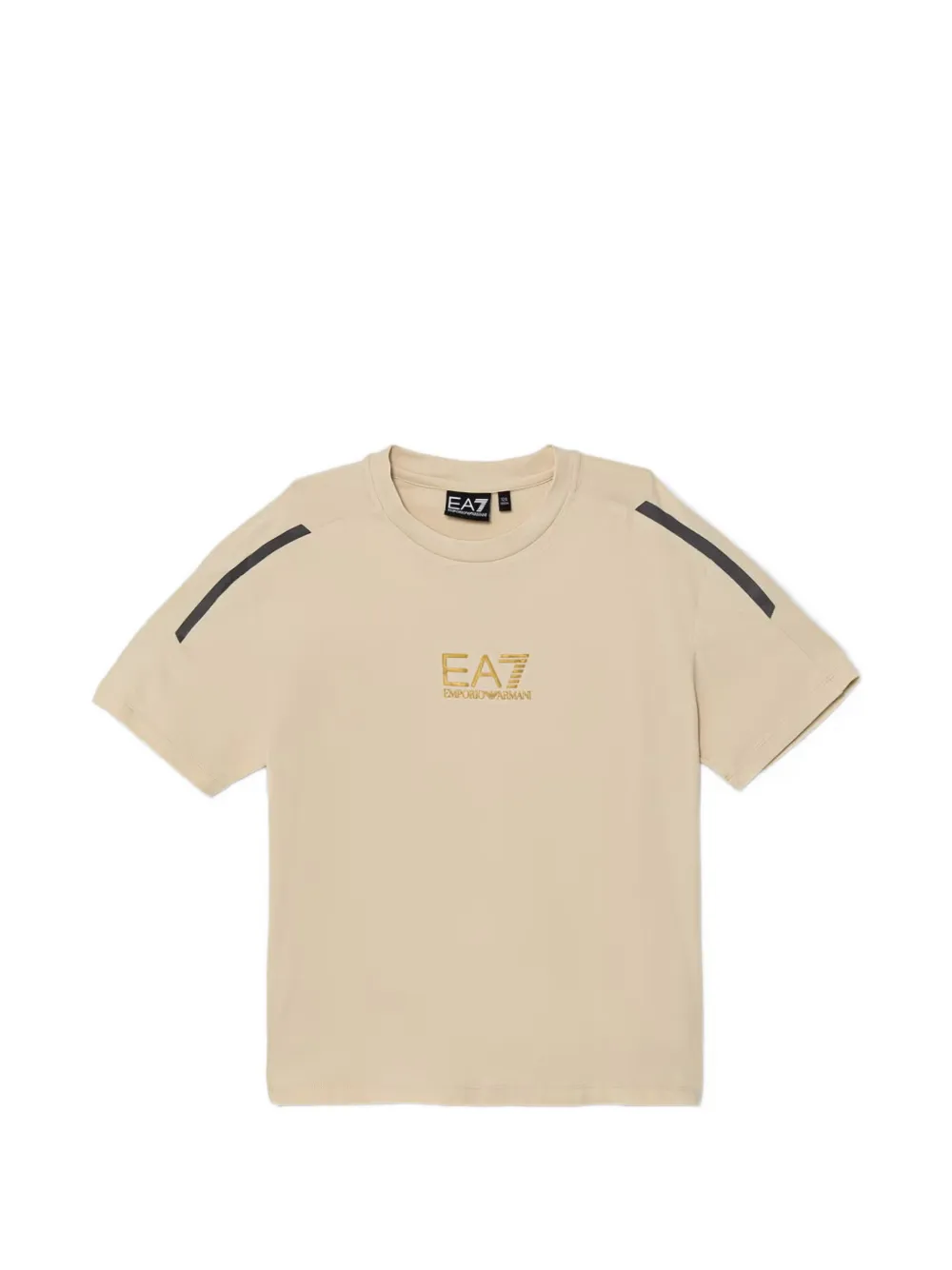 Emporio Armani Kids EA7 logo-print T-shirt - Toni neutri