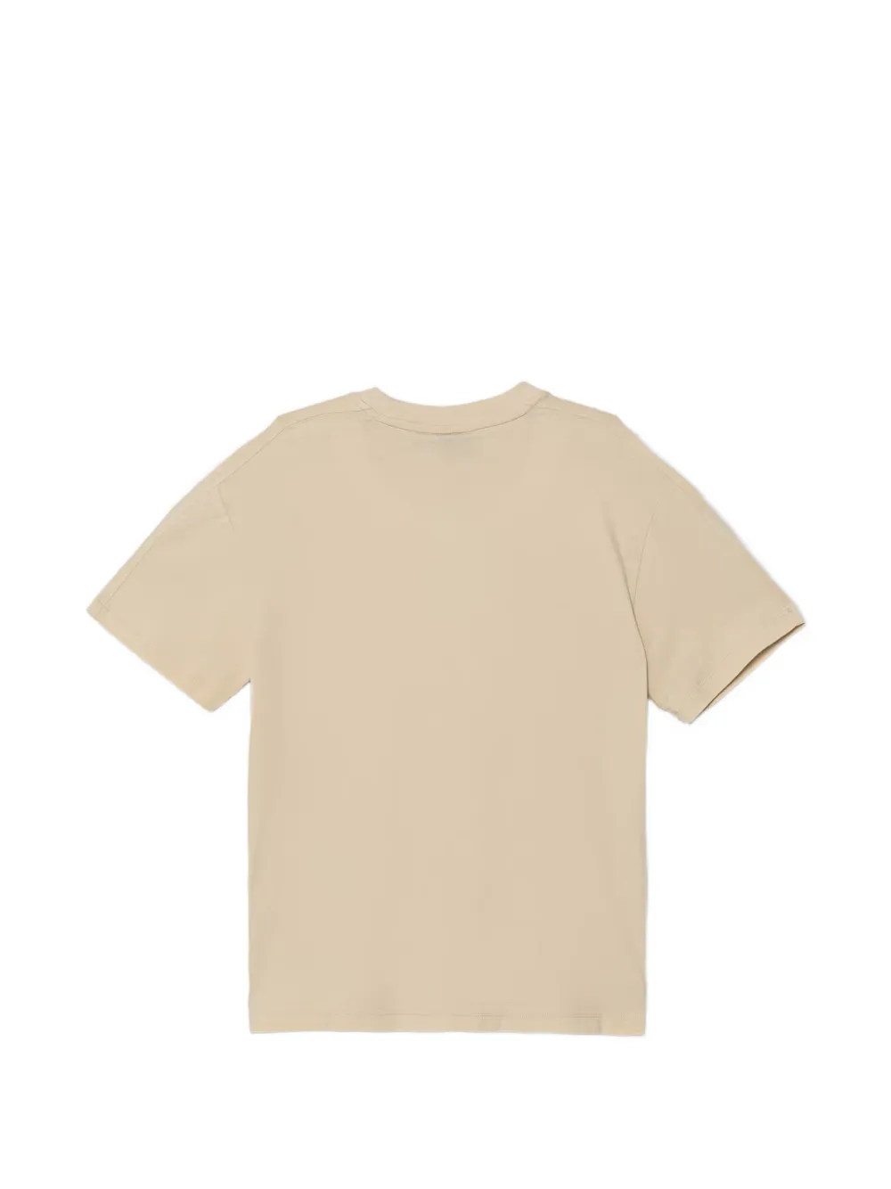 Emporio Armani Kids EA7 T-shirt met logoprint Beige