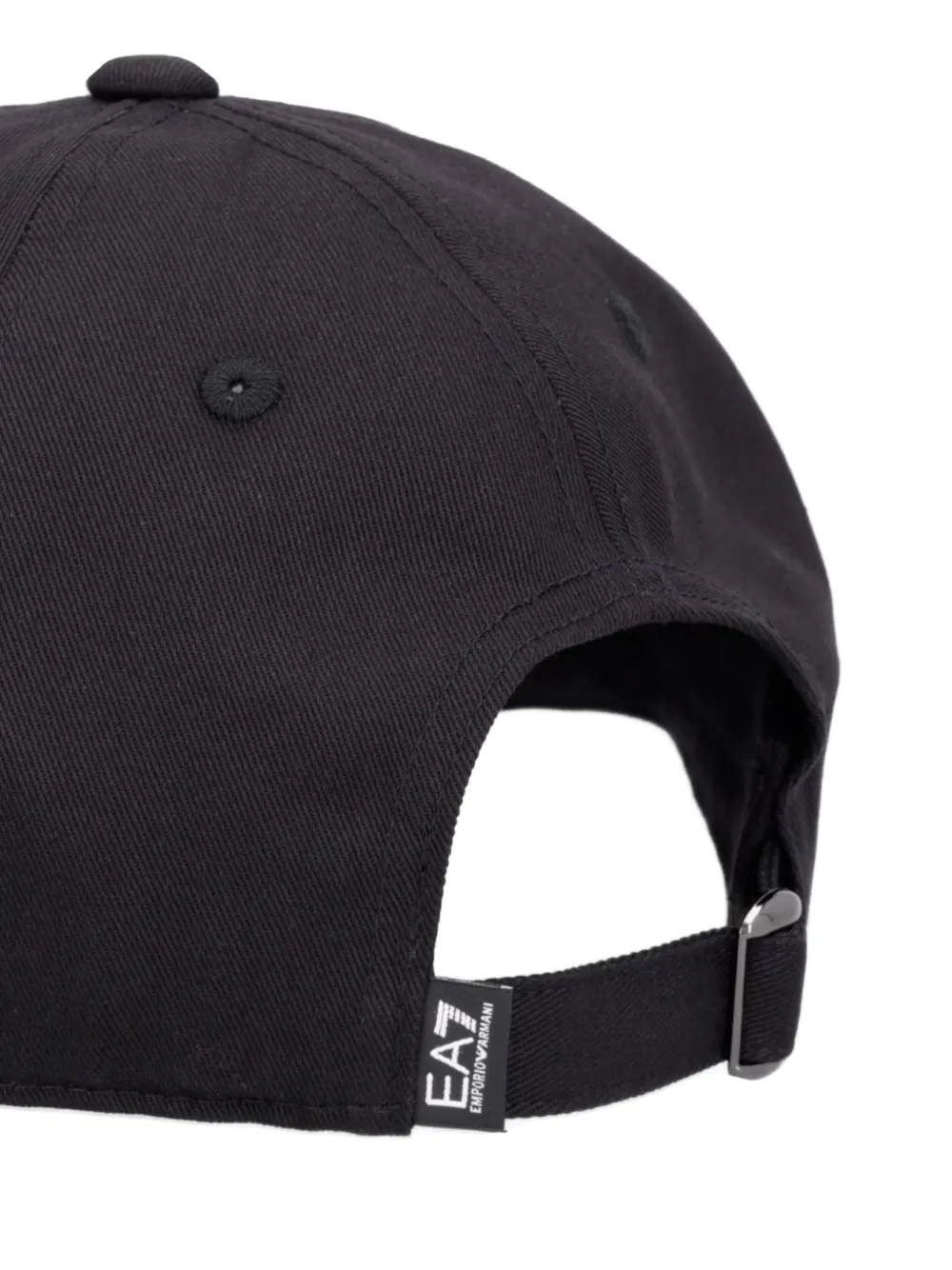 Ea7 Emporio Armani Katoenen honkbalpet Zwart