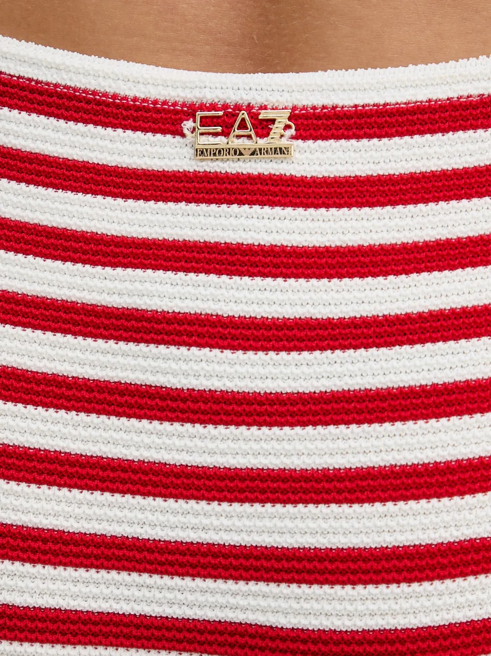 Ea7 Emporio Armani Gestreepte bikini Rood