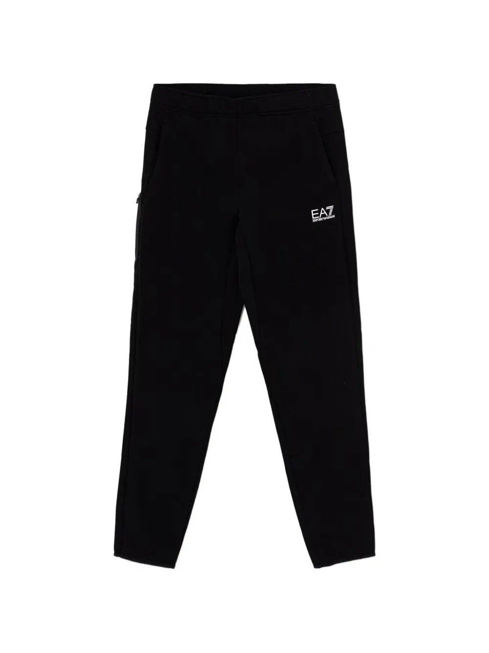 Emporio Armani Kids EA7 logo-print track pants - Nero