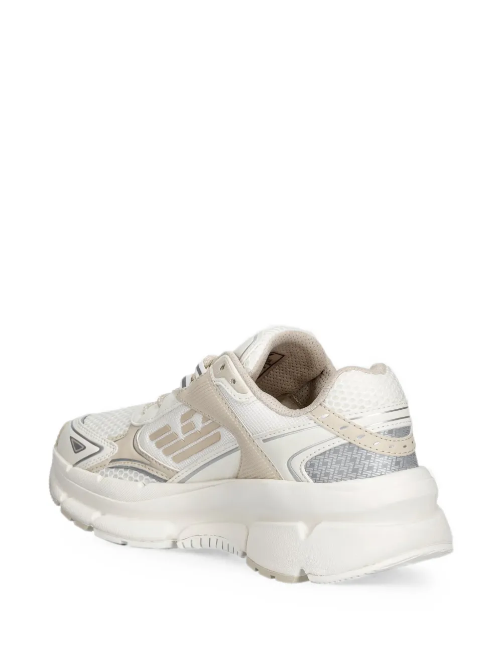 Ea7 Emporio Armani logo-detail sneakers Beige