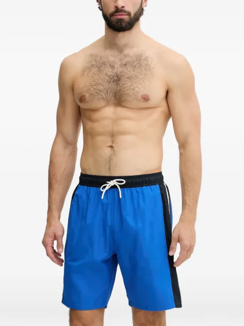 Ea7 Emporio Armani logo-tape swim shorts