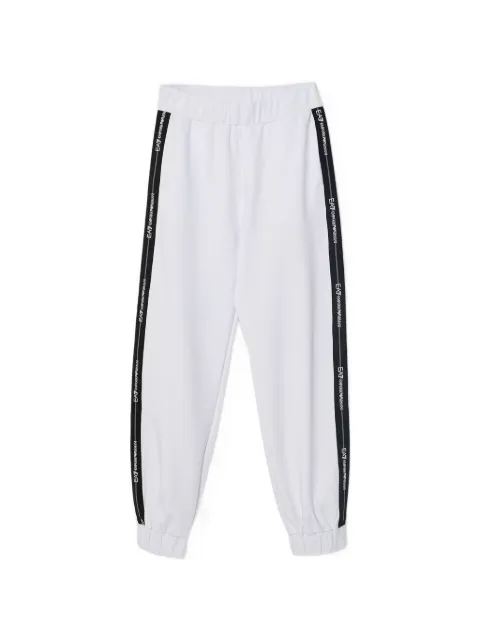 Ea7 Emporio Armani logo-tape track pants