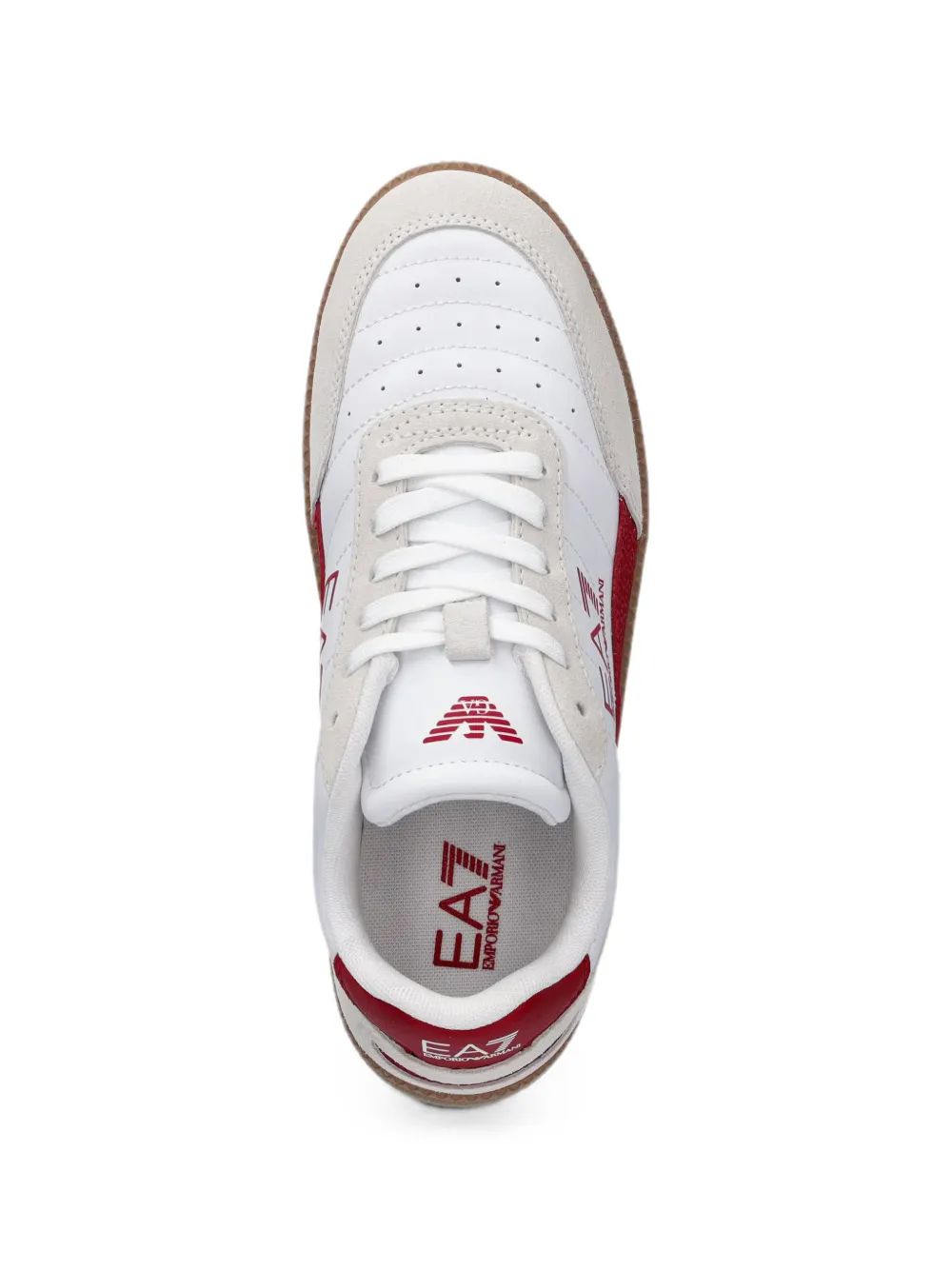 Ea7 Emporio Armani logo-print sneakers Wit