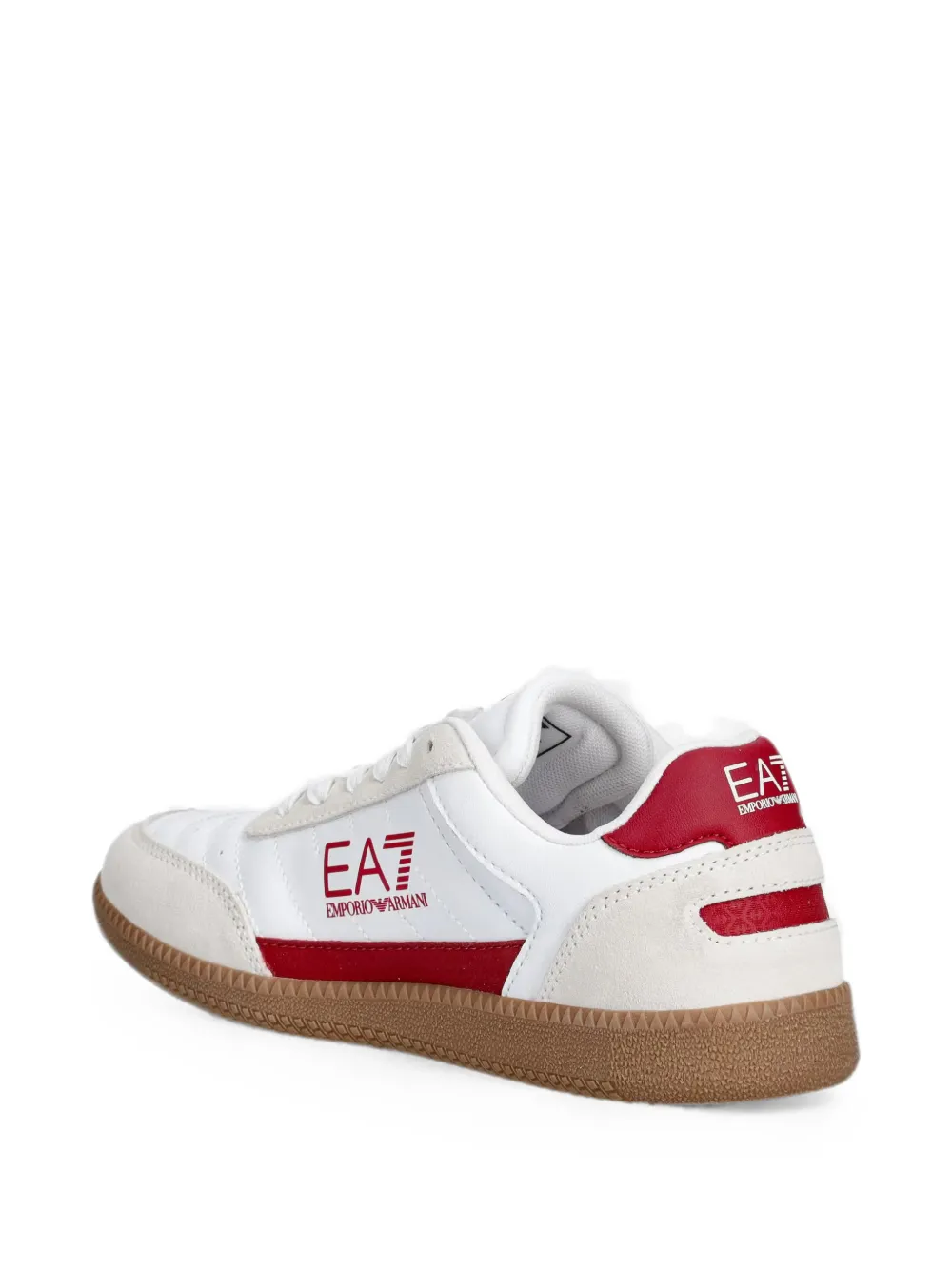 Ea7 Emporio Armani logo-print sneakers Wit