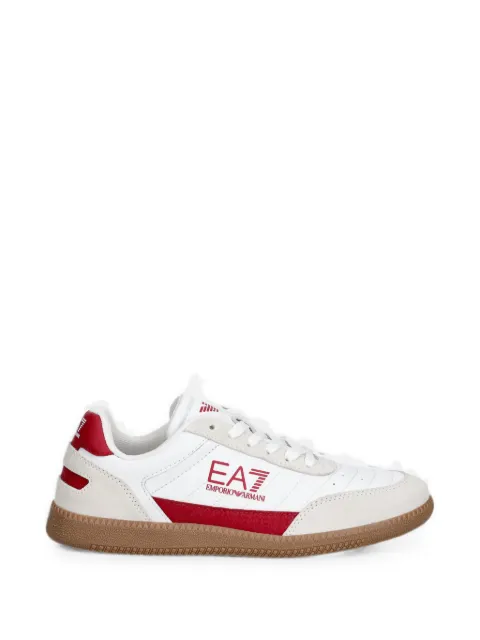 Ea7 Emporio Armani baskets à logo imprimé